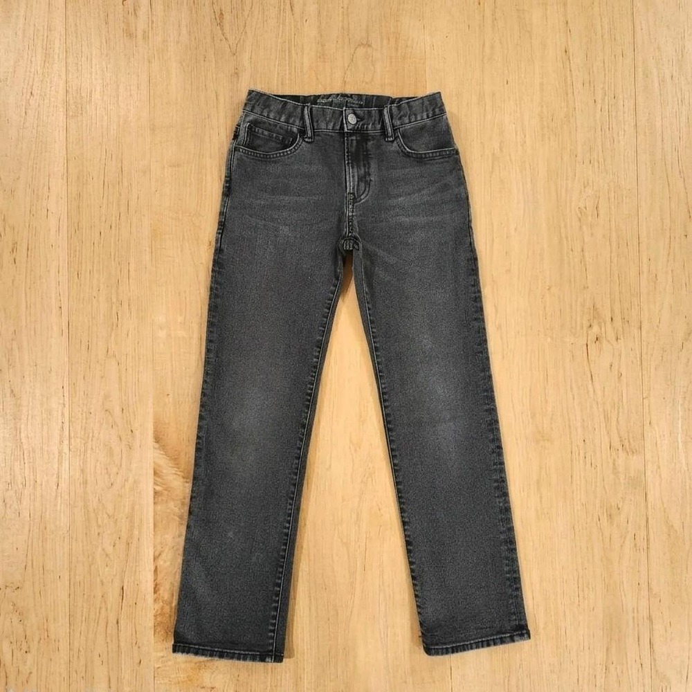 GapKids Black / Washed Grey Straight Jeans - Size 12 Regular